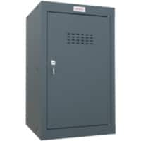 Casier Phoenix Acier 1 porte Serrure à clé 400 x 400 x 665 mm Gris anthracite