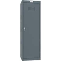 Casier Phoenix Acier 1 porte Serrure à clé 400 x 400 x 1265 mm Gris anthracite