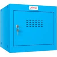 Casier Phoenix Acier 1 porte Serrure à clé 400 x 400 x 365 mm Bleu