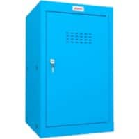 Casier Phoenix Acier 1 porte Serrure à clé 400 x 400 x 665 mm Bleu