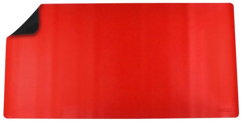 Deflecto Schreibunterlage Kunstleder, Leder, PVC (Polyvinylchlorid) Rot, Schwarz 80 x 40 cm
