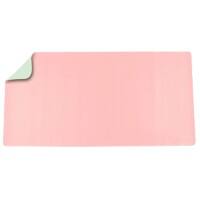 Sous-main Deflecto Cuir artificiel, PVC (Polychlorure de vinyle) Vert, rose 120 x 60 cm