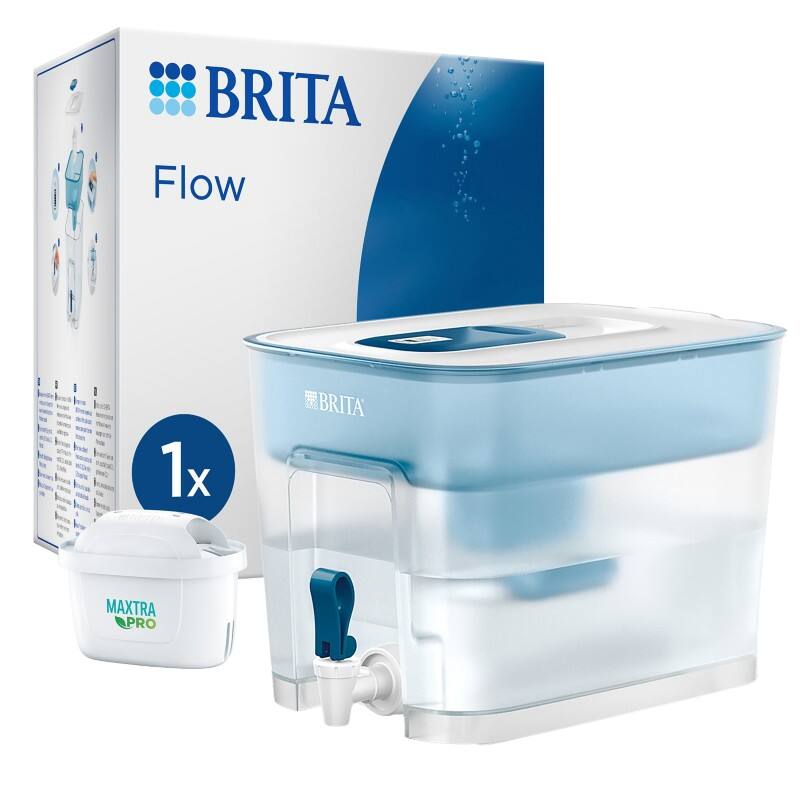BRITA Flow MAXTRA PRO 125356 Wasserfilter Kanne 5,2 L Petrol Blau, Weiss