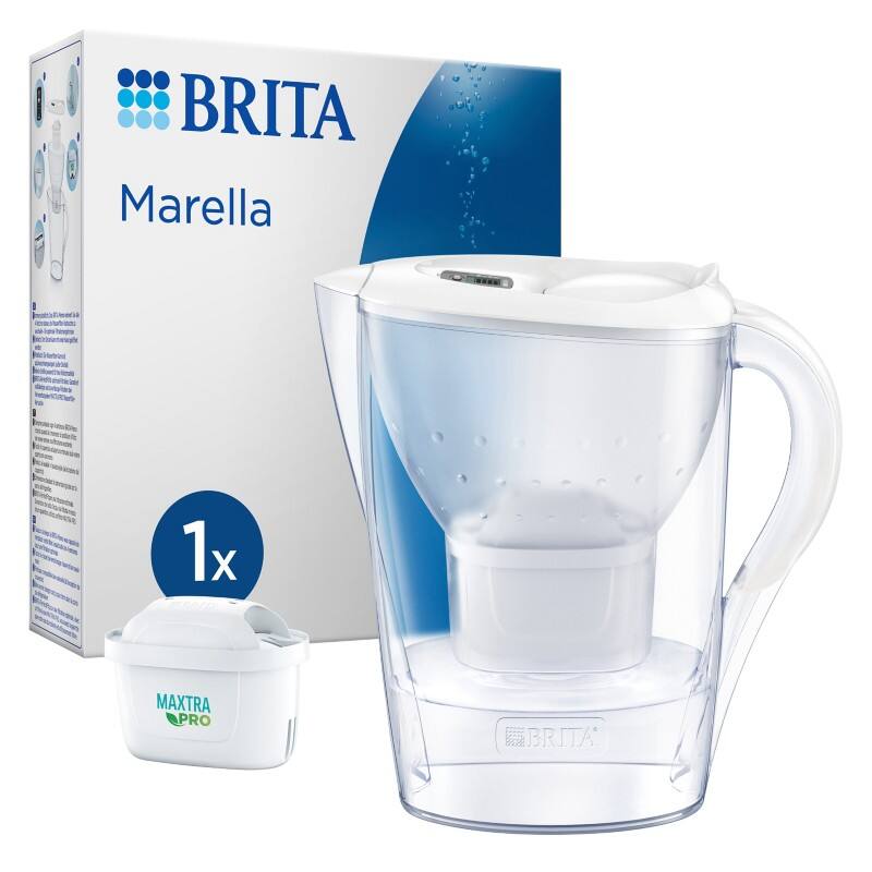 BRITA Marella MAXTRA PRO 125219 Wasserfilter Kanne 2,4 L Weiss