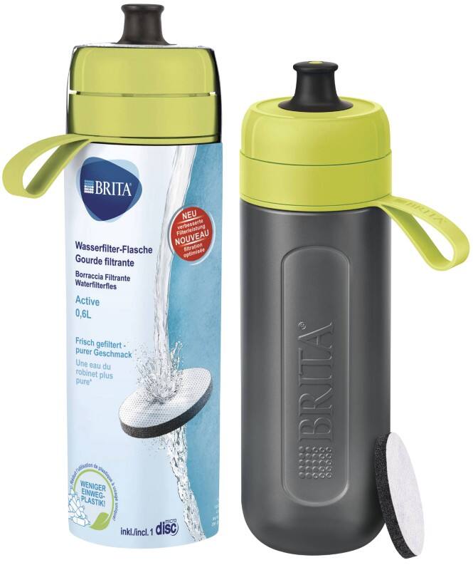 BRITA Active Wasserfilterflasche Dunkelgrün 0,6 L