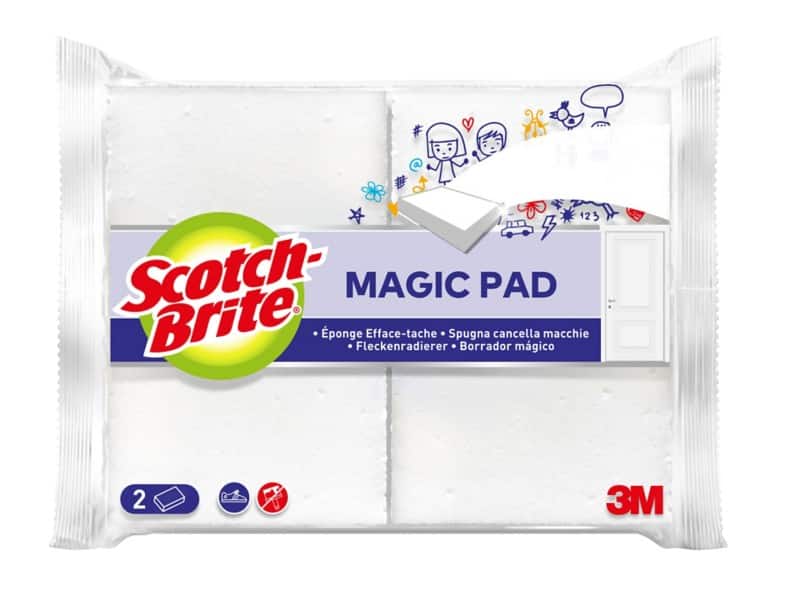 Éponge Scotch-Brite Magic Pad 11 x 2,7 x 15,1 cm Blanc 2 unités