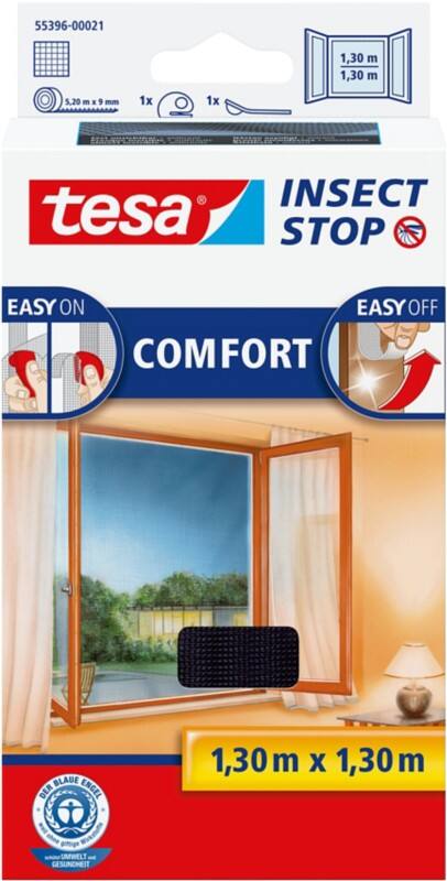 Moustiquaire tesa Comfort 1300 x 1300 mm Anthracite