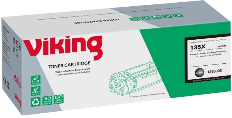 Toner Viking 135X Compatible HP W1350X Noir