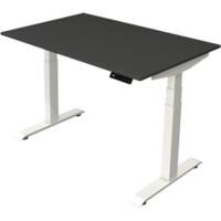 Kerkmann Elektronisch Höhenverstellbar Sitz-Stehschreibtisch Anthrazit T-Fuß 1.200 (B) x 800 (T) x 1.290 (H) mm Metall, Holz