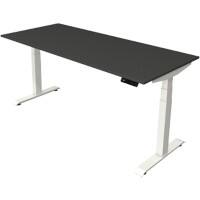 Kerkmann Elektronisch Höhenverstellbar Sitz-Stehschreibtisch Anthrazit T-Fuß 1.800 (B) x 800 (T) x 1.290 (H) mm Metall, Holz