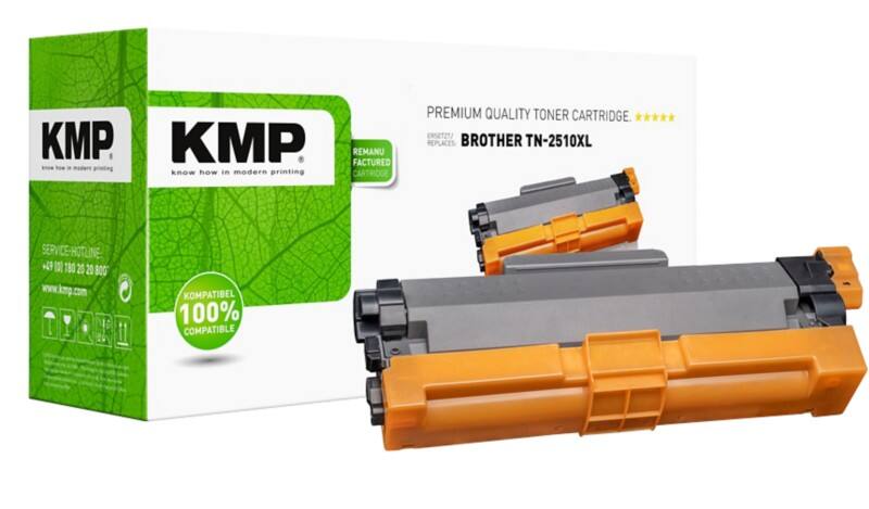 Toner KMP TN2510XL Compatible Brother Noir