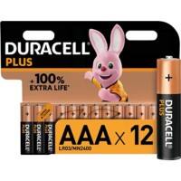 Piles Duracell Plus Power Boost AAA LR03 Alcaline 12 Unités