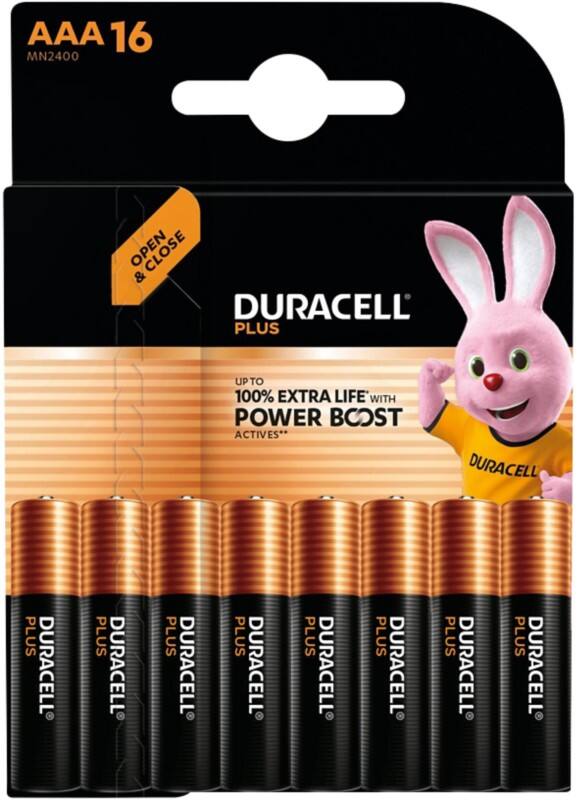 Piles Duracell Plus Power Boost AA LR6 Alcaline 24 Unités