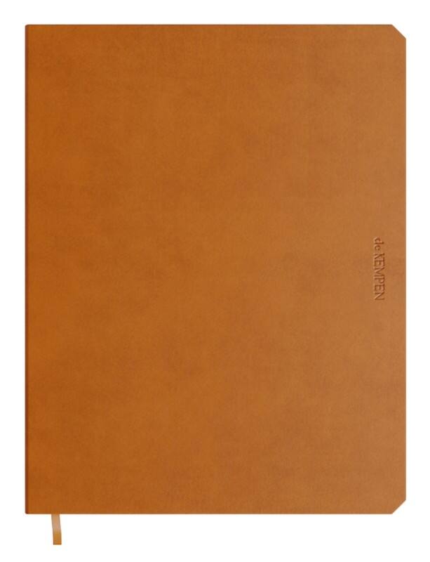 de KEMPEN Wochenplaner 2026 A5 1 Woche auf 2 Seiten Englisch Braun