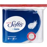 Hakle Super-soft Softis Toilettenpapier 4-lagig 14129 9 Rollen à 100 Blatt
