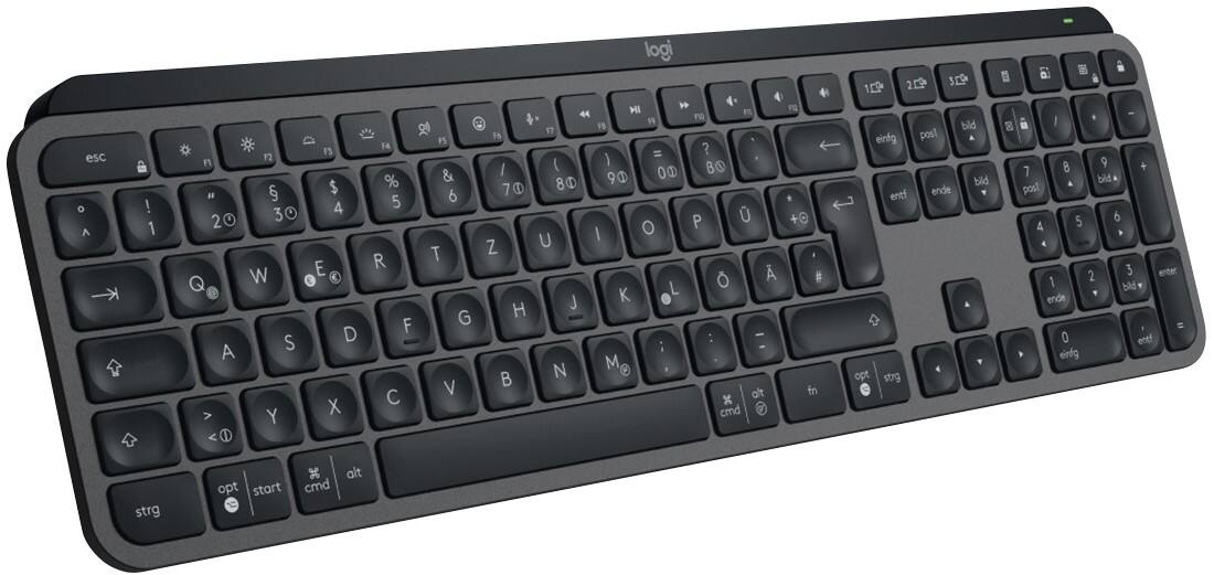 Logitech Kabellose Tastatur MX Keys S 920-011565 QWERTZ DE Graphit