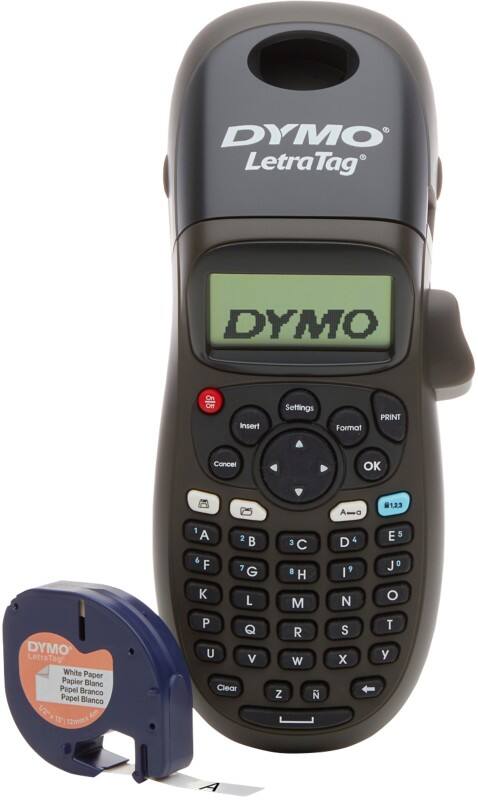 Imprimante d’étiquettes DYMO LetraTag 100H Thermique ABC Noir