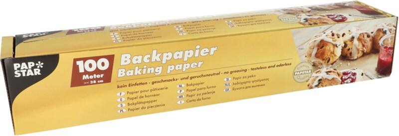 Papier cuisson 38 cm PAPSTAR Marron 100 m x 38 cm