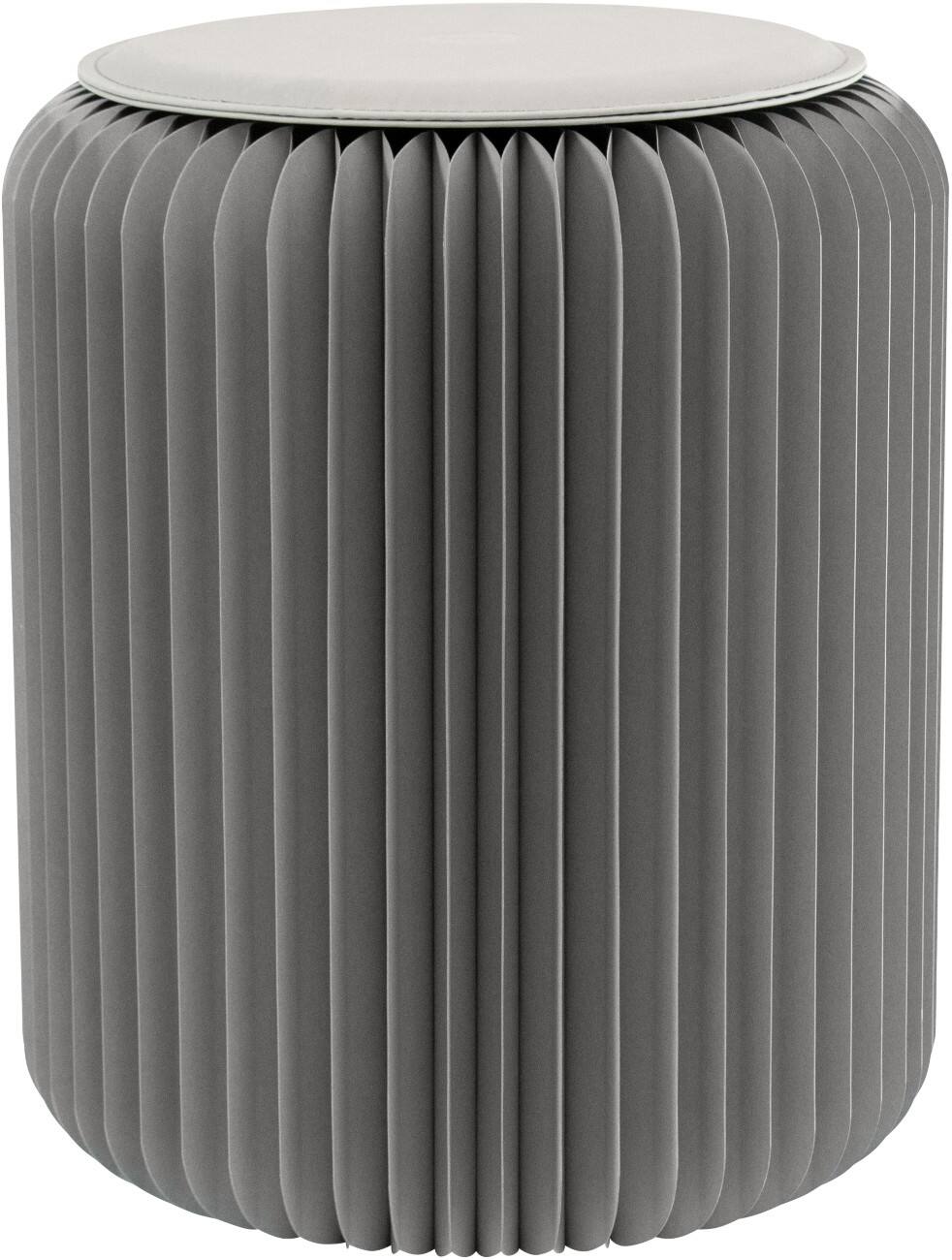 Paperflow Flexistool Klappstuhl Wabenkarton Nicht höhenverstellbar Grau 420 x 300 x 300 mm Grau 420 x 300 x 300 mm