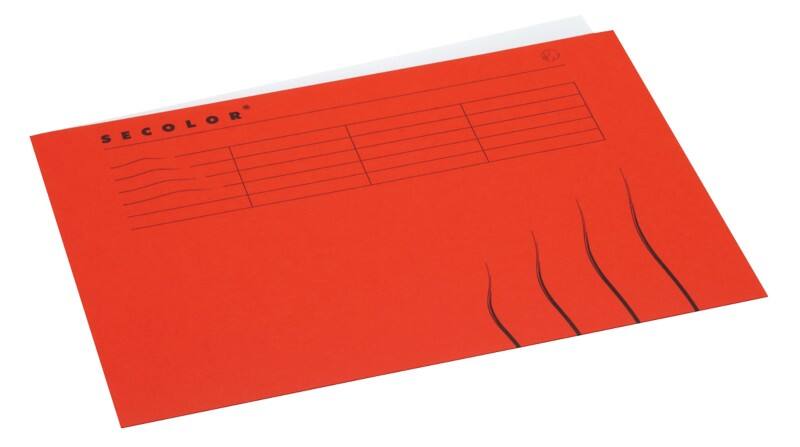Farde pliable Jalema Secolor A4 Rouge Papier 31 x 22 cm