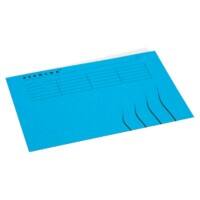 Djois Secolor Aktendeckel Folio Blau Pappkarton 225 g/m²