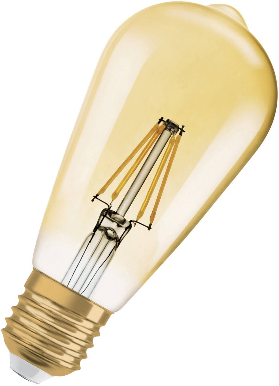 Ampoule Osram Transparent E27 6,5 W Blanc chaud