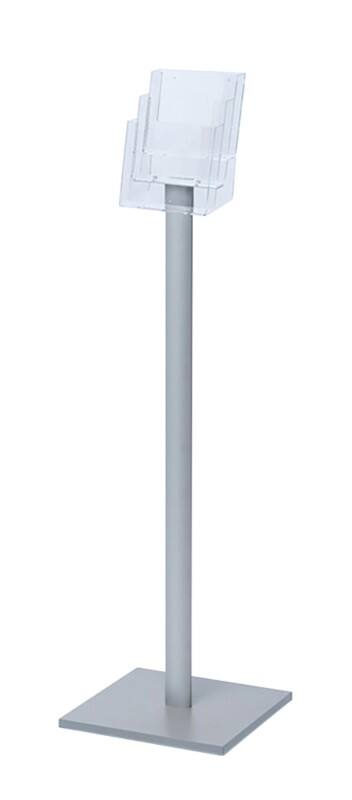 Porte-brochures SHOWDOWN A5 Argenté MB3C160 330 (L) x 330 (P) x 1060 (H) mm MB3C160