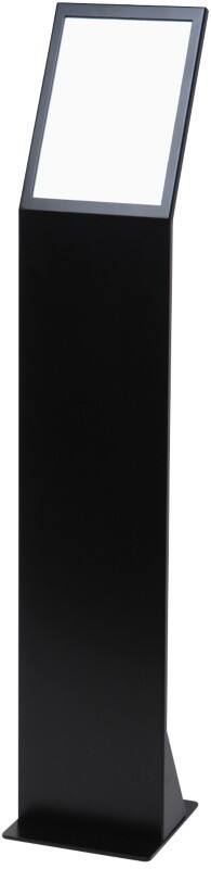 SHOWDOWN Broschürenständer A4 Aluminium, Stahl Schwarz MBMA4PC9005