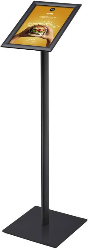 SHOWDOWN Infoständer A4 Aluminium, Stahl Schwarz MBA4G25C9005