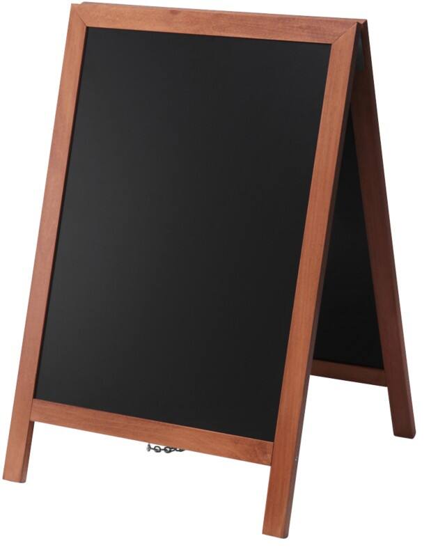 SHOWDOWN Kundenstopper Holz Braun 85 x 55 cm