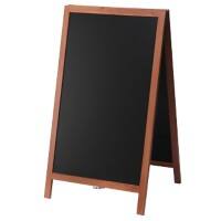 SHOWDOWN Kundenstopper Holz 68 x 120 cm Braun