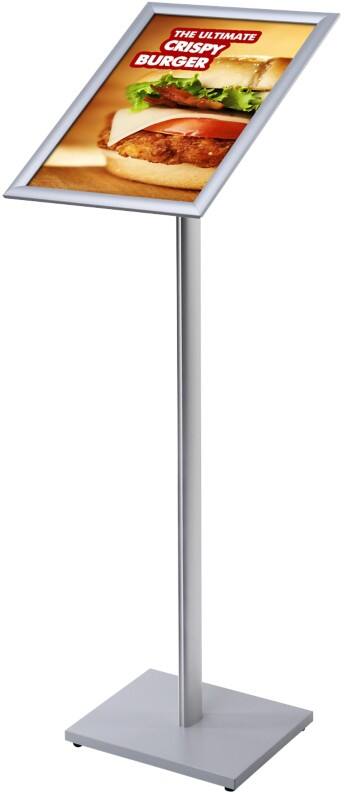 SHOWDOWN Infoständer A3 Aluminium, Stahl Silber