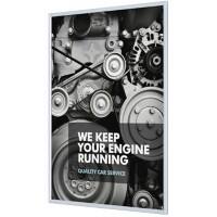 Cadre d’affichage SHOWDOWN B1 Fireproof A0+ En suspension Argenté Aluminium KRA0G25B1 87,2 (L) x 1,1 (P) x 122 (H) cm KRA0G25B1