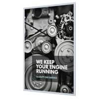 Cadre d’affichage SHOWDOWN B1 Fireproof A1 En suspension Argenté Aluminium KRA1G25B1 62,5 (L) x 1,1 (P) x 87,2 (H) cm KRA1G25B1