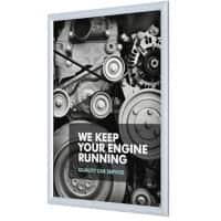 Cadre d’affichage SHOWDOWN A2 En suspension Argenté Aluminium KRA2G25 45,1 (L) x 1,1 (P) x 62,5 (H) cm KRA2G25