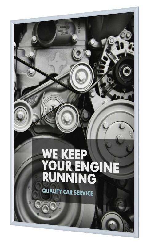 Cadre d’affichage SHOWDOWN B1 Fireproof A2 En suspension Argenté Aluminium KRA2G25B1 45,1 (L) x 1,1 (P) x 62,5 (H) cm KRA2G25B1