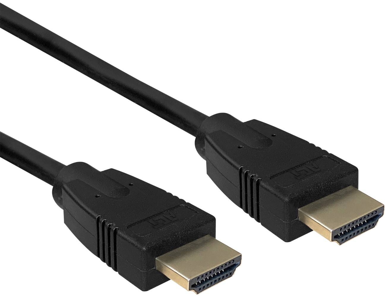 Câble HDMI ACT HDMI version 2.1 HDMI Mâle HDMI Mâle 3 m Noir