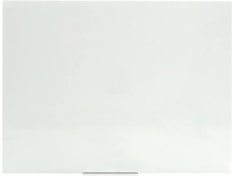 Tableau magnétique en verre Montage mural Magnétique Simple face 120 (L) x 90 (H) cm Blanc