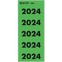 Étiquettes annuelles adhésives Leitz 2024 Vert 60 x 25,5 mm 100 unités