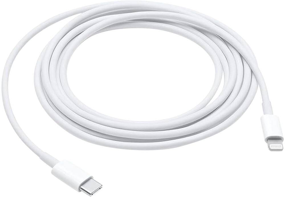 Câble USB-C vers Lightning Apple Mâle Lightning 2 m Blanc