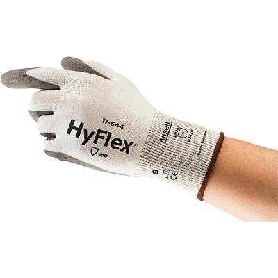 Ansell HyFlex Handschuhe 11-644 PU (Polyurethan) HPPE, Nylon, Spandex Grösse 7 Weiss 12 Paar