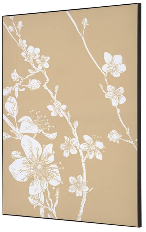 Cadre tissu SHOWDOWN Japanese Blossom Multicolore Aluminium