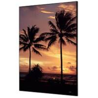 Cadre tissu SHOWDOWN Palmtrees Sunset Multicolore Aluminium