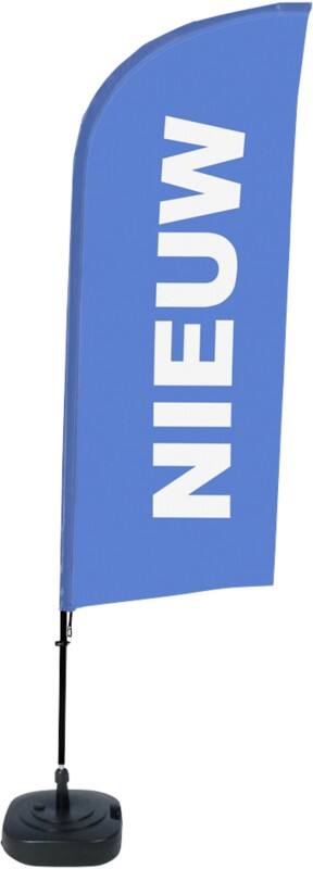 Drapeau publicitaire SHOWDOWN New Droit 330 x 89 cm Simple face Aluminium