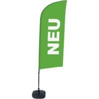 Drapeau publicitaire SHOWDOWN New Droit 330 x 89 cm Simple face Aluminium