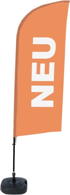 Drapeau publicitaire SHOWDOWN New Droit 330 x 89 cm Simple face Aluminium