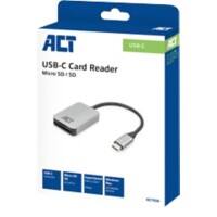 Lecteur de carte ACT USB-C pour SD et micro SD, SD 4.0 UHS-II