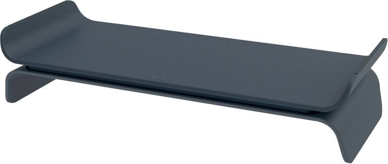 Support pour moniteur Leitz 6504 Réglable en hauteur jusqu’à 27” 483 x 209 x 112 mm gris fonçé