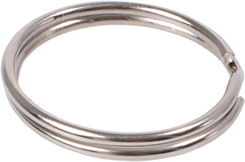 Porte-clés Pavo Métal Argenté 19 mm