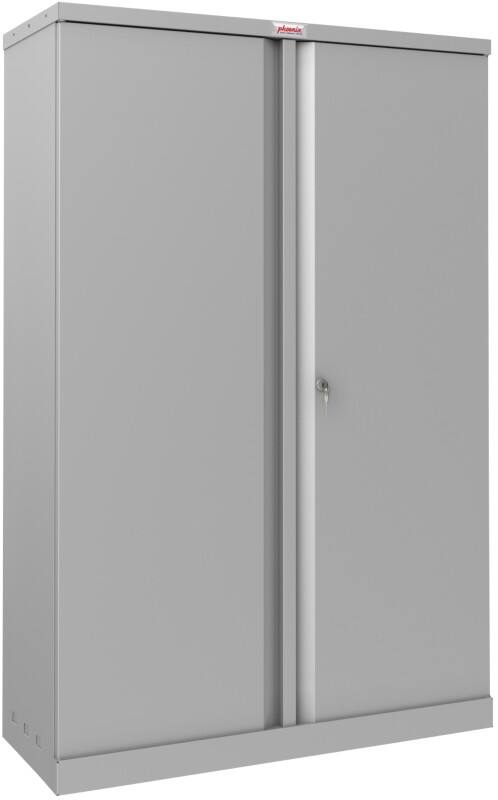 Phoenix SCL Serie Aufbewahrungsschank Stahl 3 Fachböden 915 x 370 x 1.400 mm Grau